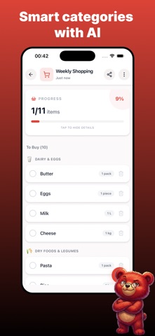 Listiva: Shared Shopping List screenshot