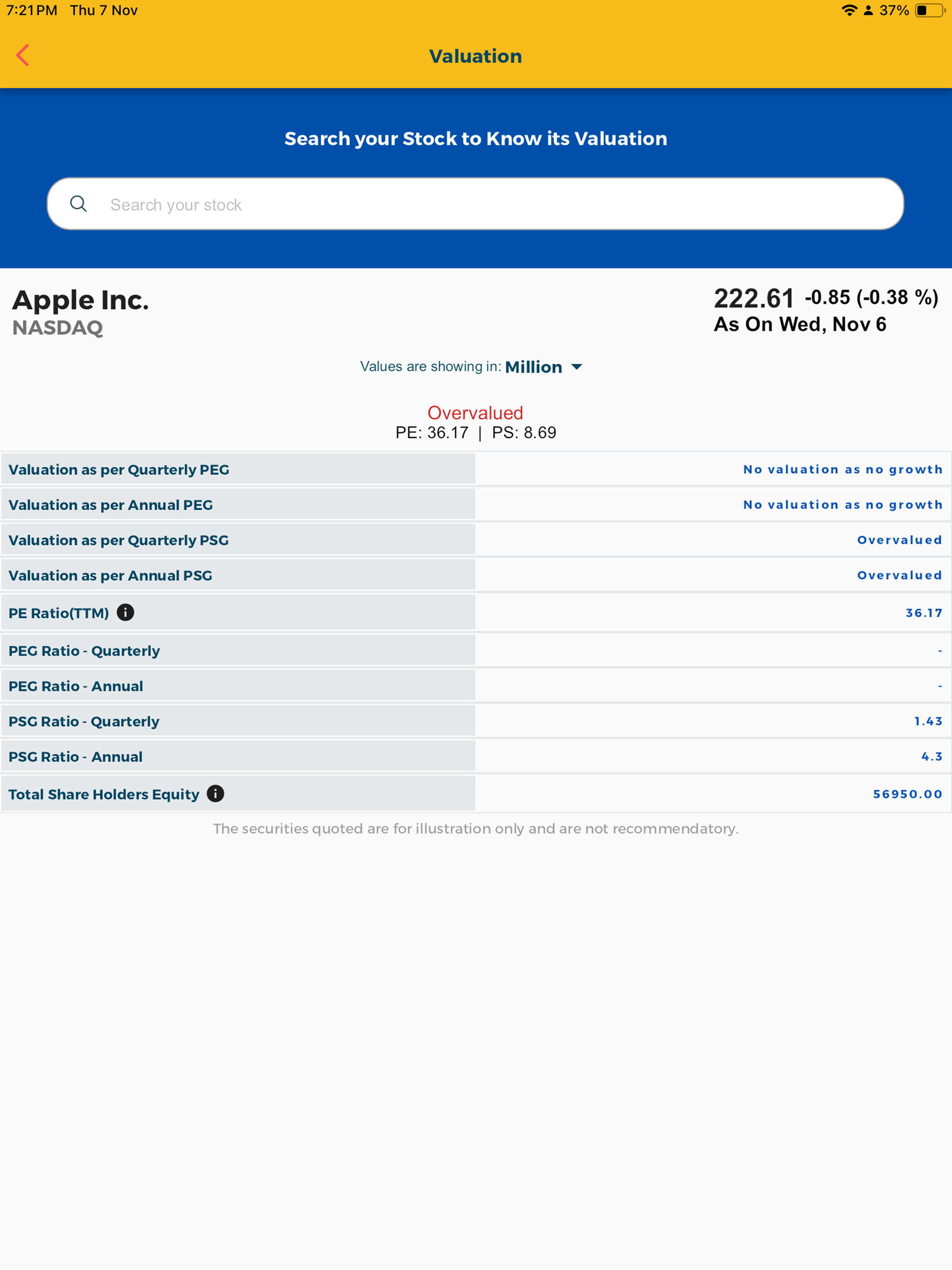 Value Stocks USA screenshot 5