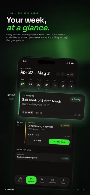 Klubbio.app screenshot 2