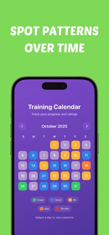 TrainingMood - Rate Workouts screenshot