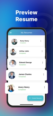 Resume Builder App: CV maker Screenshot 1 of 8