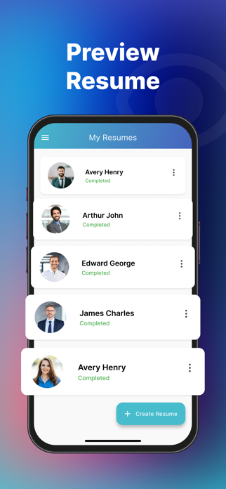 Resume Builder App: CV maker Screenshot 1 of 8