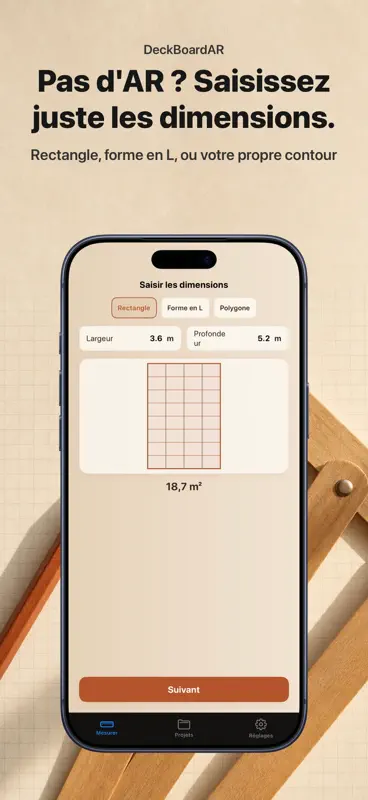 Calculateur Ossature Terrasse screenshot 5 of 10