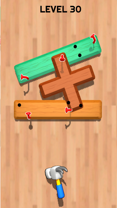 Hammer And Nails Puzzle Screenshot