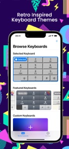 Retro Txt T9 Number Keyboard screenshot #2 for iPhone