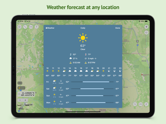Maptrails iPad screenshot 10 - Navigation app