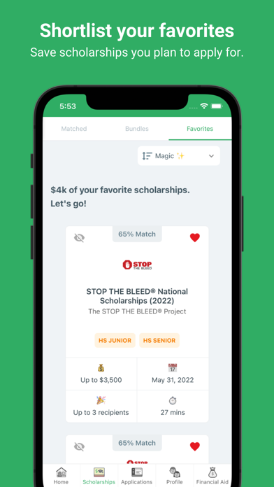 Going Merry Scholarships Screenshot