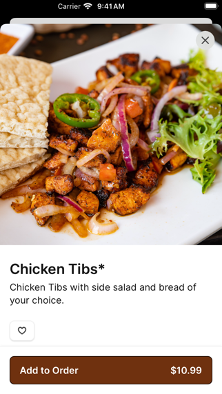 Desta Ethiopian Kitchen To Go iPhone screenshot 3 - Food & Drink app