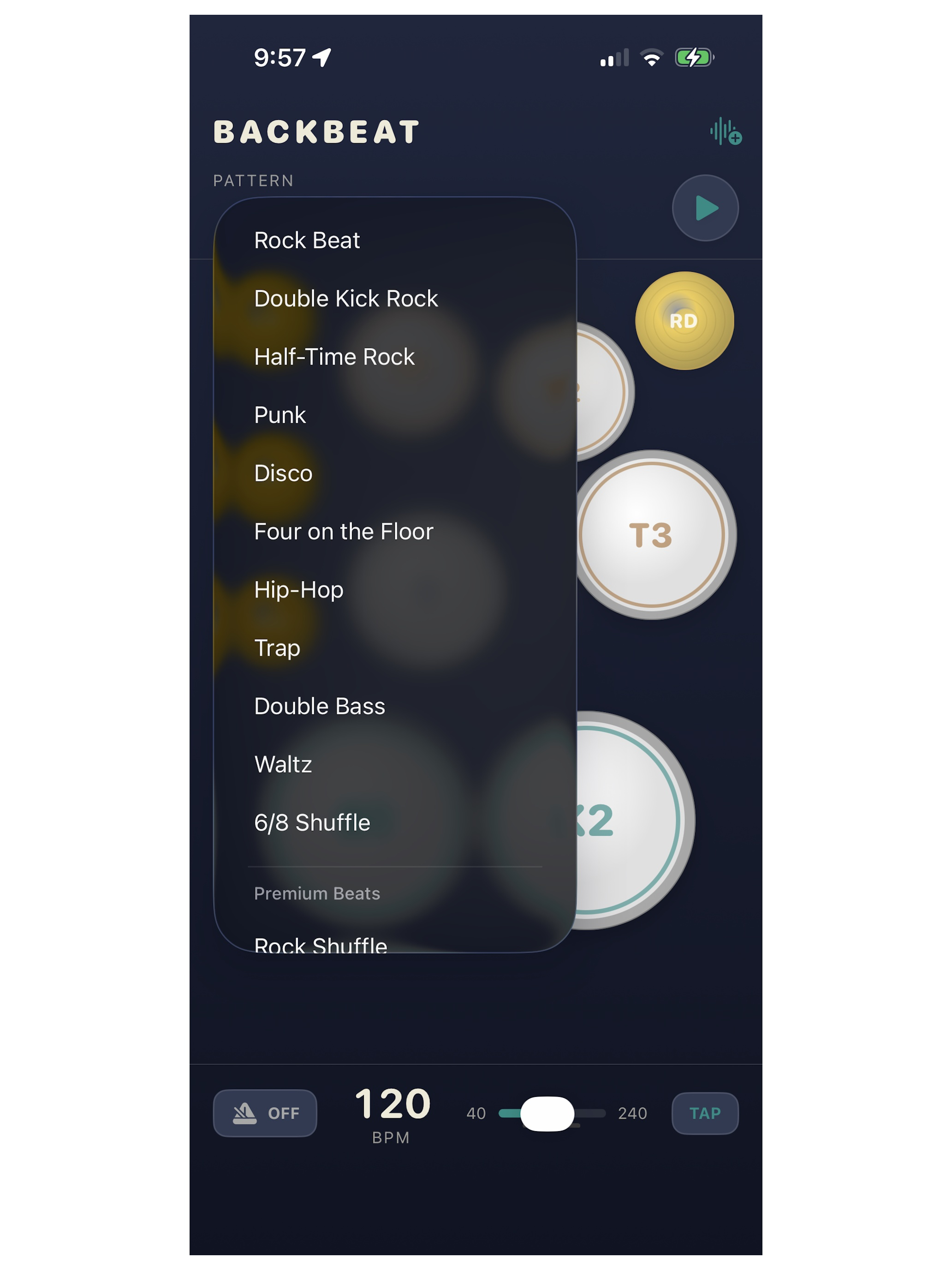 BackBeat: Drum Beat Trainer screenshot 7
