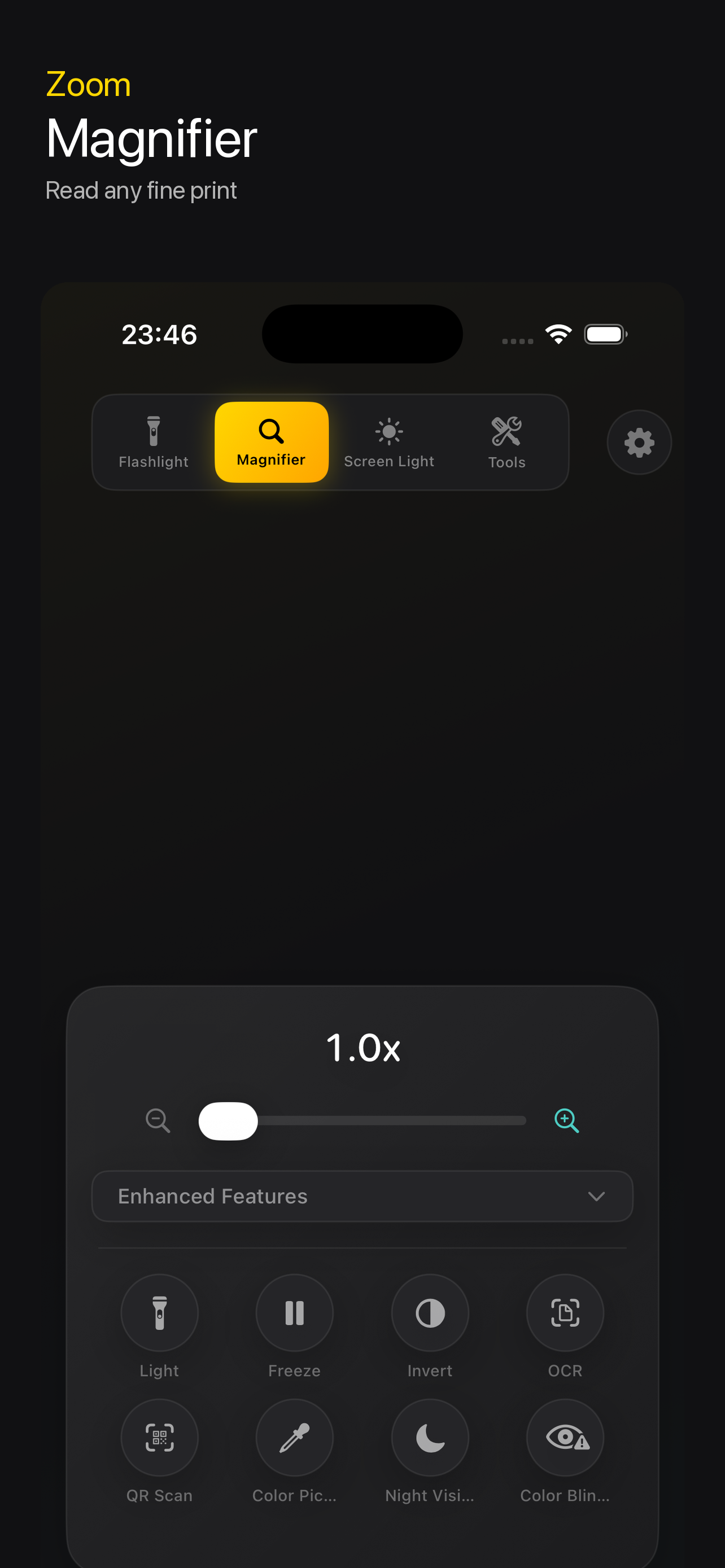 LumiLens: Torch & Magnifier screenshot 2
