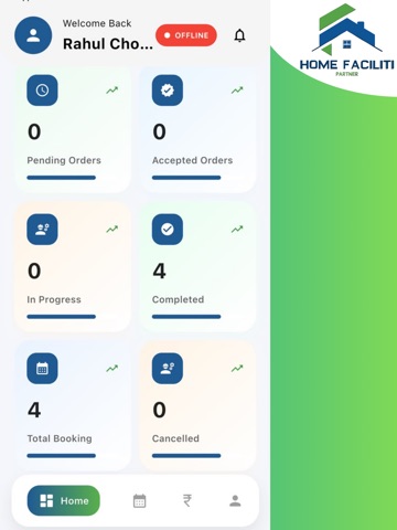 Home Faciliti Partner App iPad screenshot