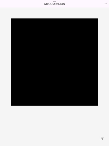 QR COMPANION iPad screenshot