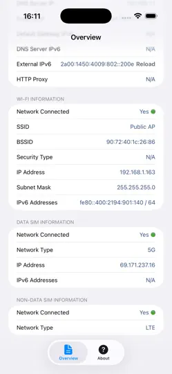 Screenshot von System Status: Hw Monitor auf dem iPhone 2