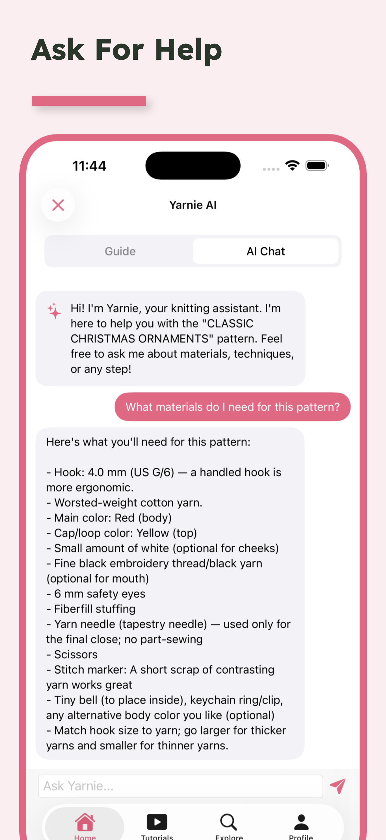 Yarnie - Crochet Patterns screenshot 7