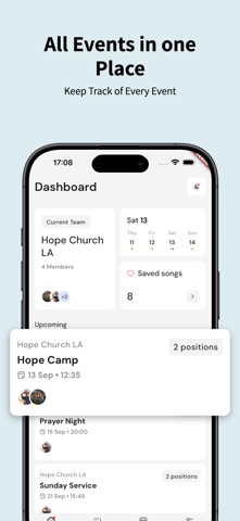 OnStage: Worship Team Planner screenshot
