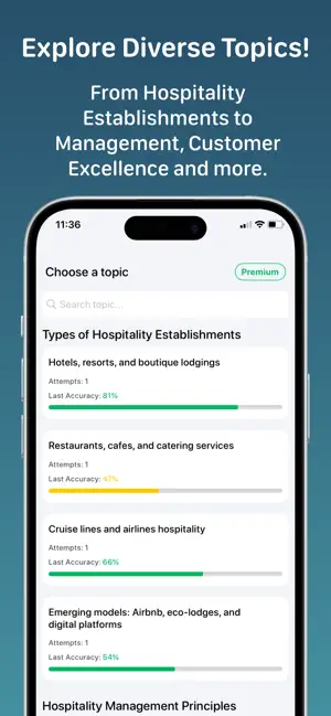 Hospitality Quiz screenshot 2