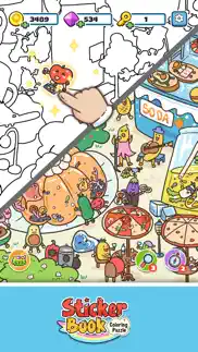 sticker book - coloring puzzle iphone screenshot 1