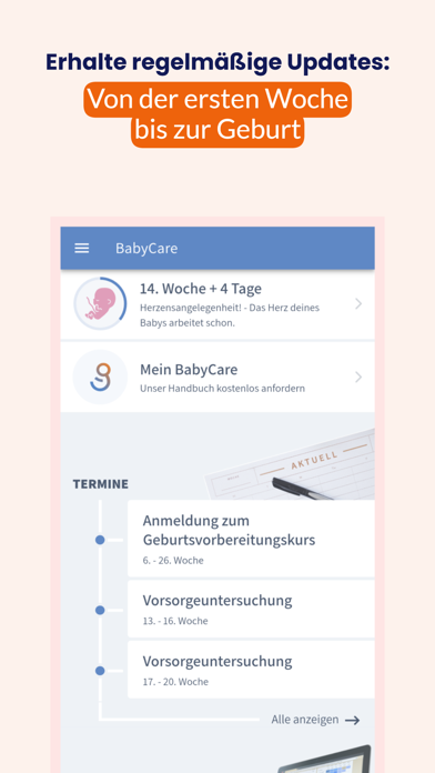BabyCare - Gesund & Schwanger Screenshot