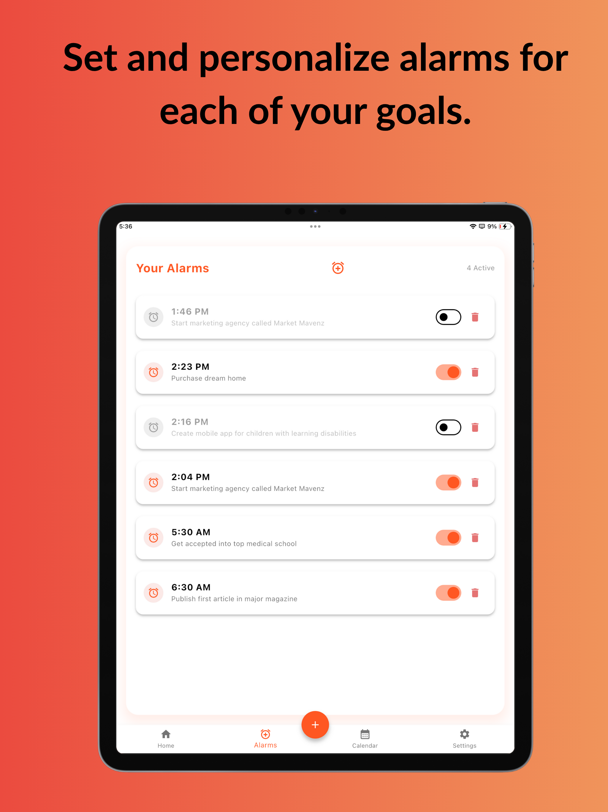 Goal Clock App screenshot 13