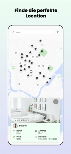 Screenshot von Flatsforfriendz - WG & Wohnung auf dem iPhone 5