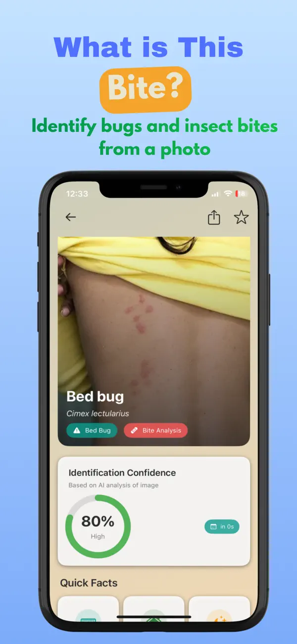 #1. Bite Identifier: BugScan (iOS) Által: Lb Mobil Teknoloji Ve Ticaret Limited Sirketi