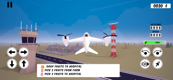 Paper Sim Flying Plane Games
