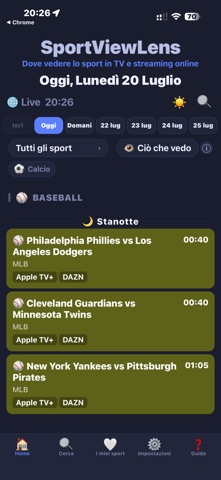 SportViewLens Screenshot 3 of 7