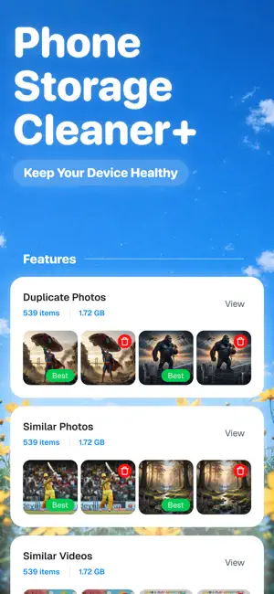 Phone Storage Cleaner Plus screenshot 1