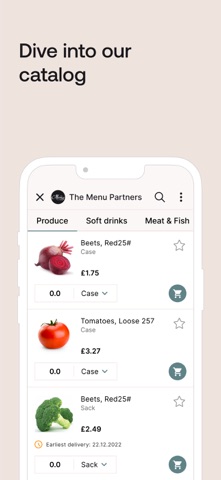 The Menu Partners screenshot