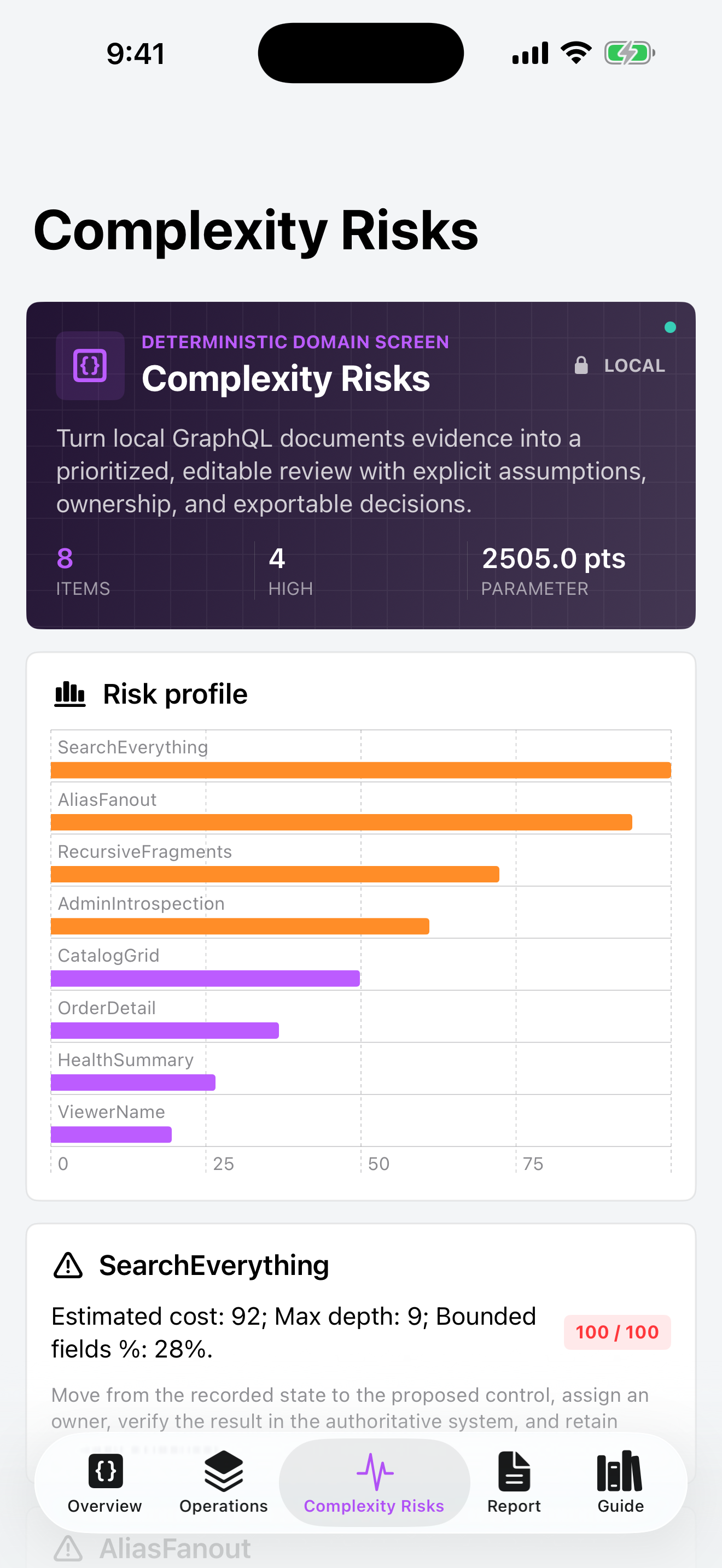 Depthwarrant: GraphQL Guard screenshot 3 of 4