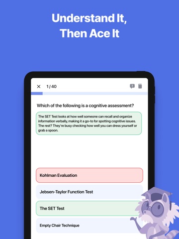 NASM CPT Exam Prep 2026 EZPrep iPad screenshot