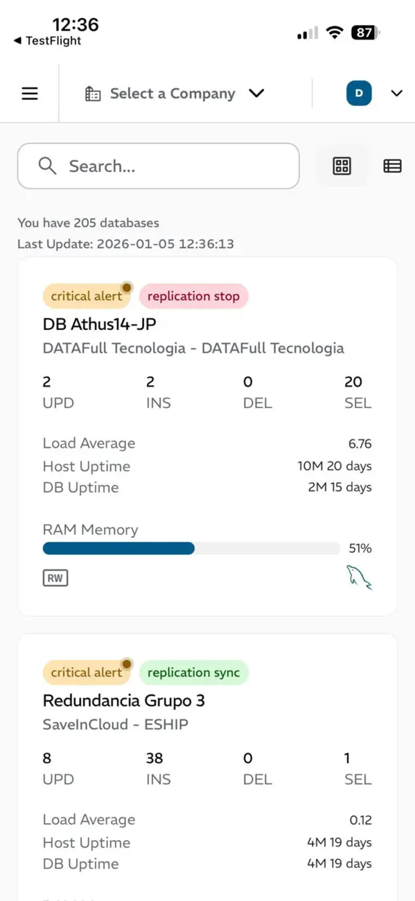 Screenshot #1 pour PDB Monitor