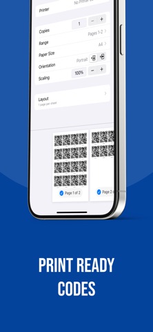 QR & Barcode Label Maker screenshot