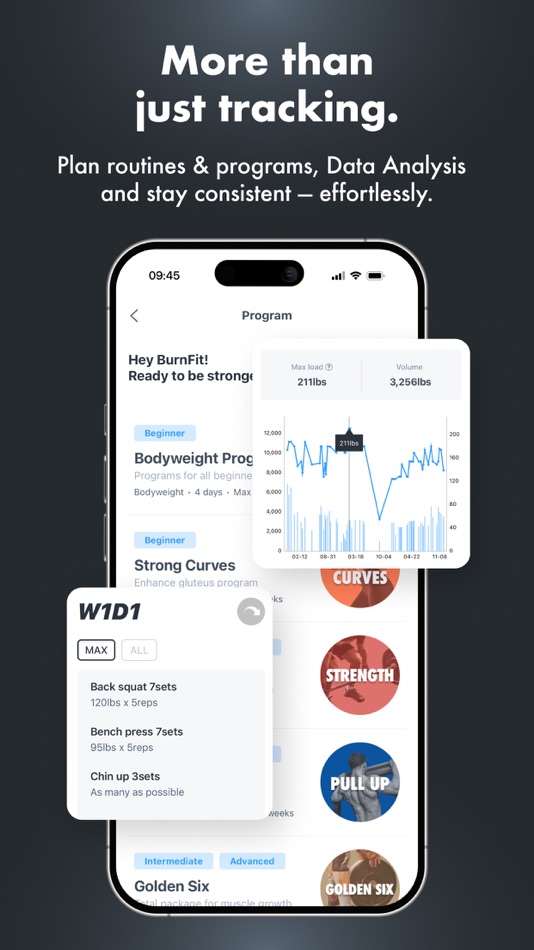 #6. BurnFit: Workout Log & Tracker (iOS) By: Bunnit