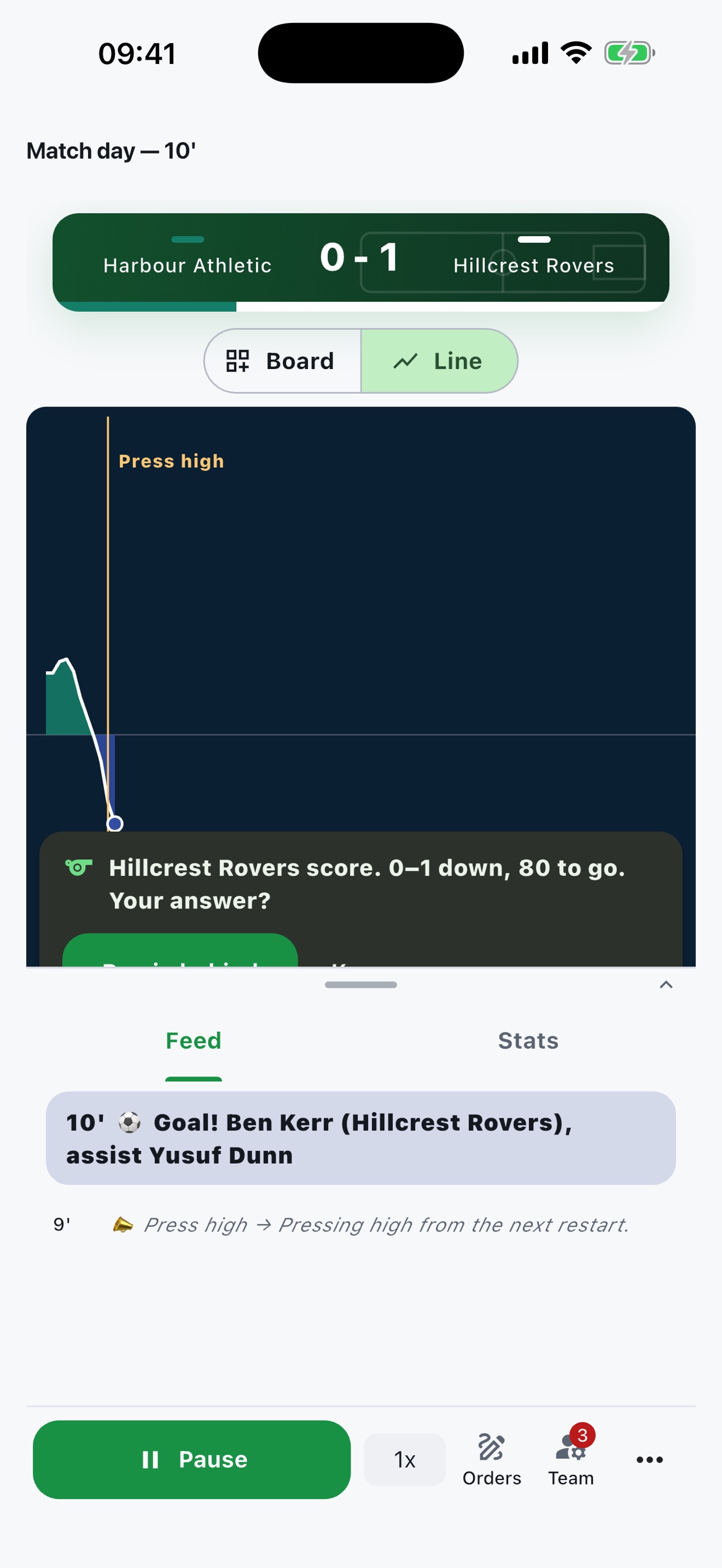 Screenshot 1 of Simfooty: Tactical Mastermind