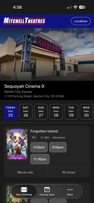 Mitchell Theatres screenshot 1