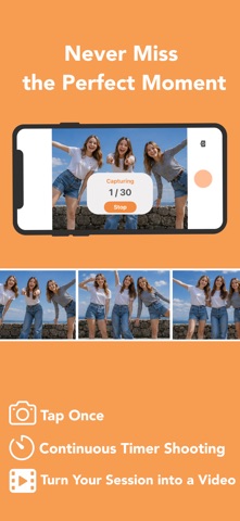 TimerShot - Interval Camera iPhone screenshot