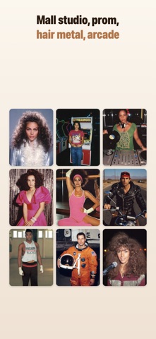 Studio 80s: AI Retro Yearbook iPhone screenshot
