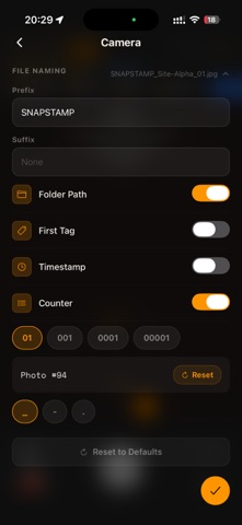 SnapStamp: Timestamp Camera Screenshot 8 of 9