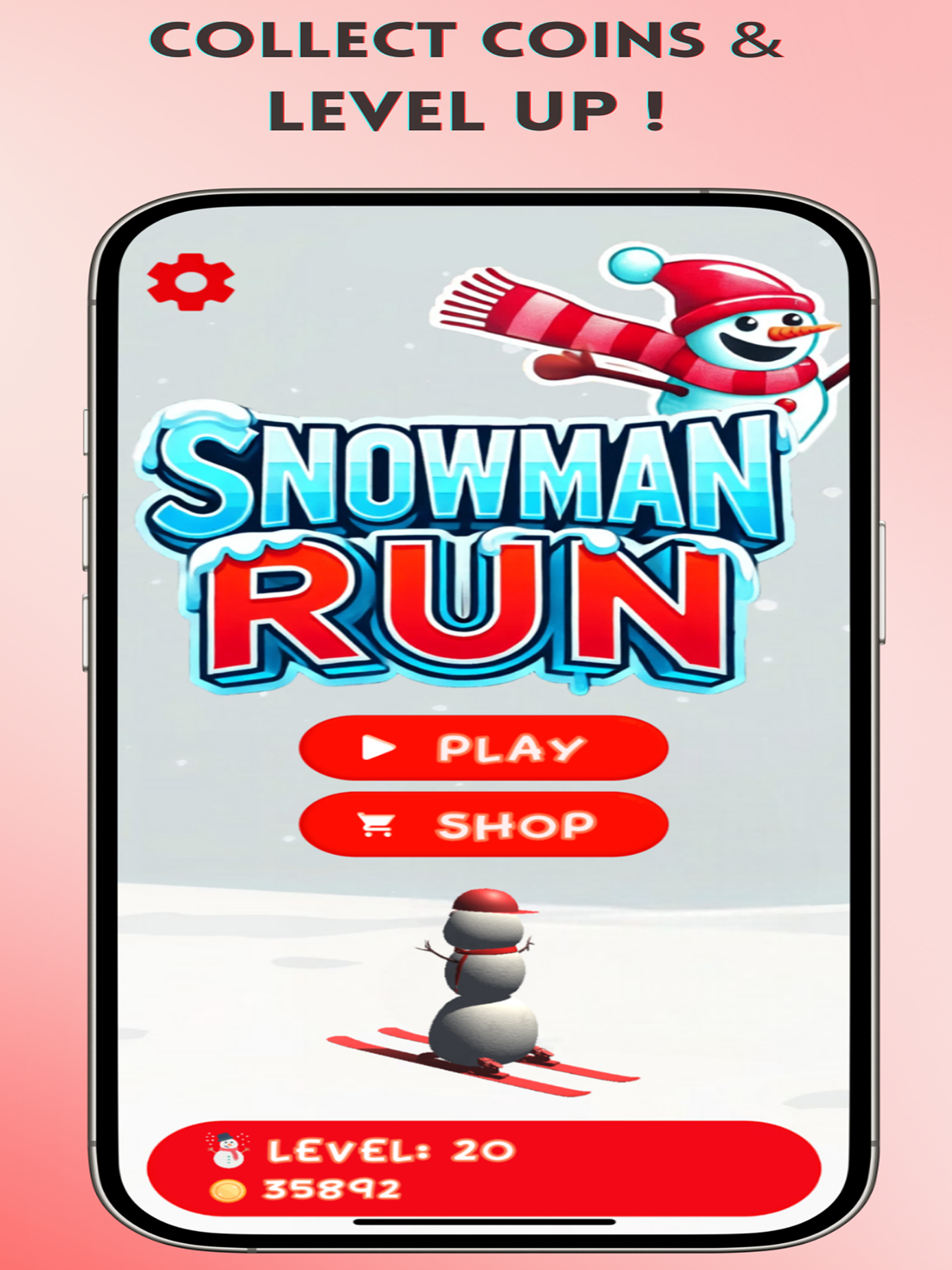 Snowman Run: Winter Escape screenshot 11