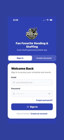 FanFav Vending & Staffing Screenshot 1 of 5