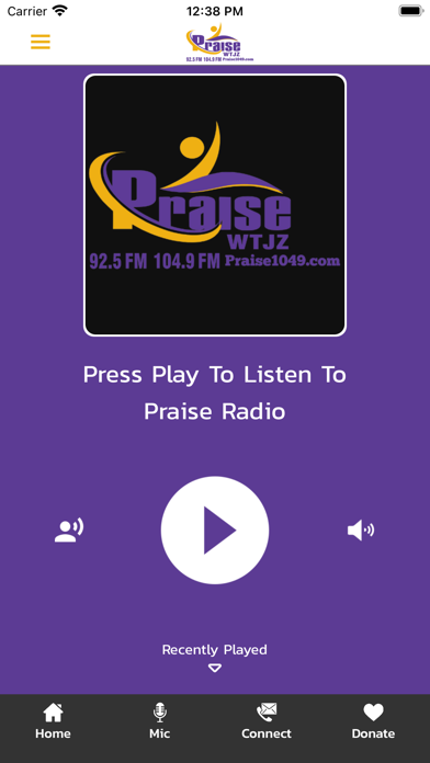 WTJZ - Praise Radio Screenshot