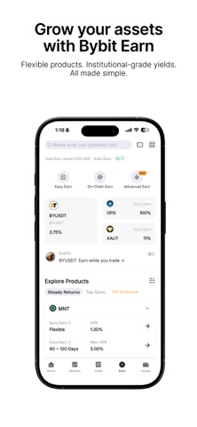 Bybit: Buy Crypto & Bitcoin iPhone screenshot