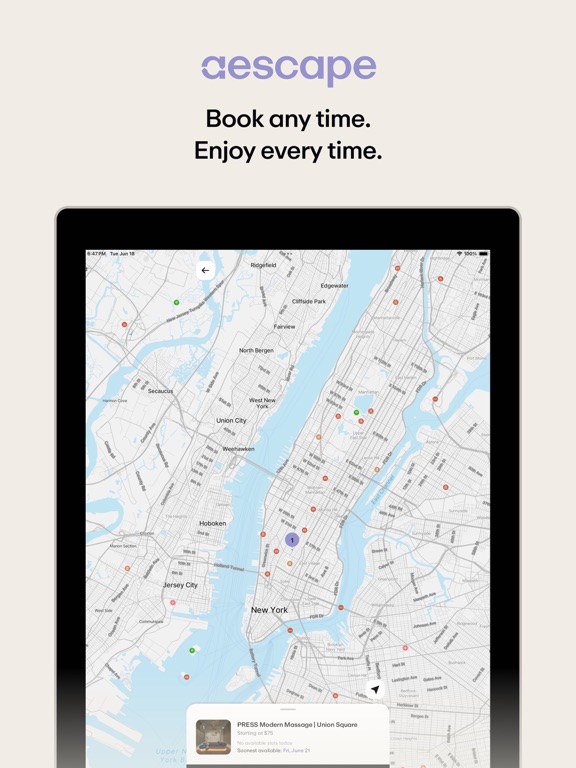 Aescape iPad screenshot 3 - Health & Fitness app