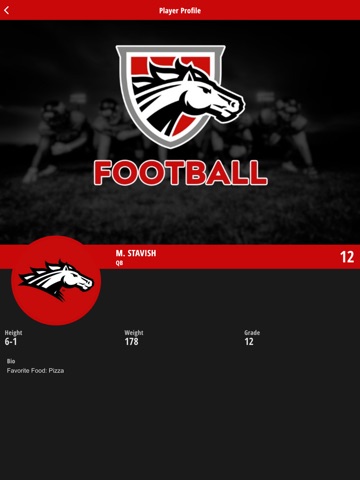 Westfall Mustangs iPad screenshot
