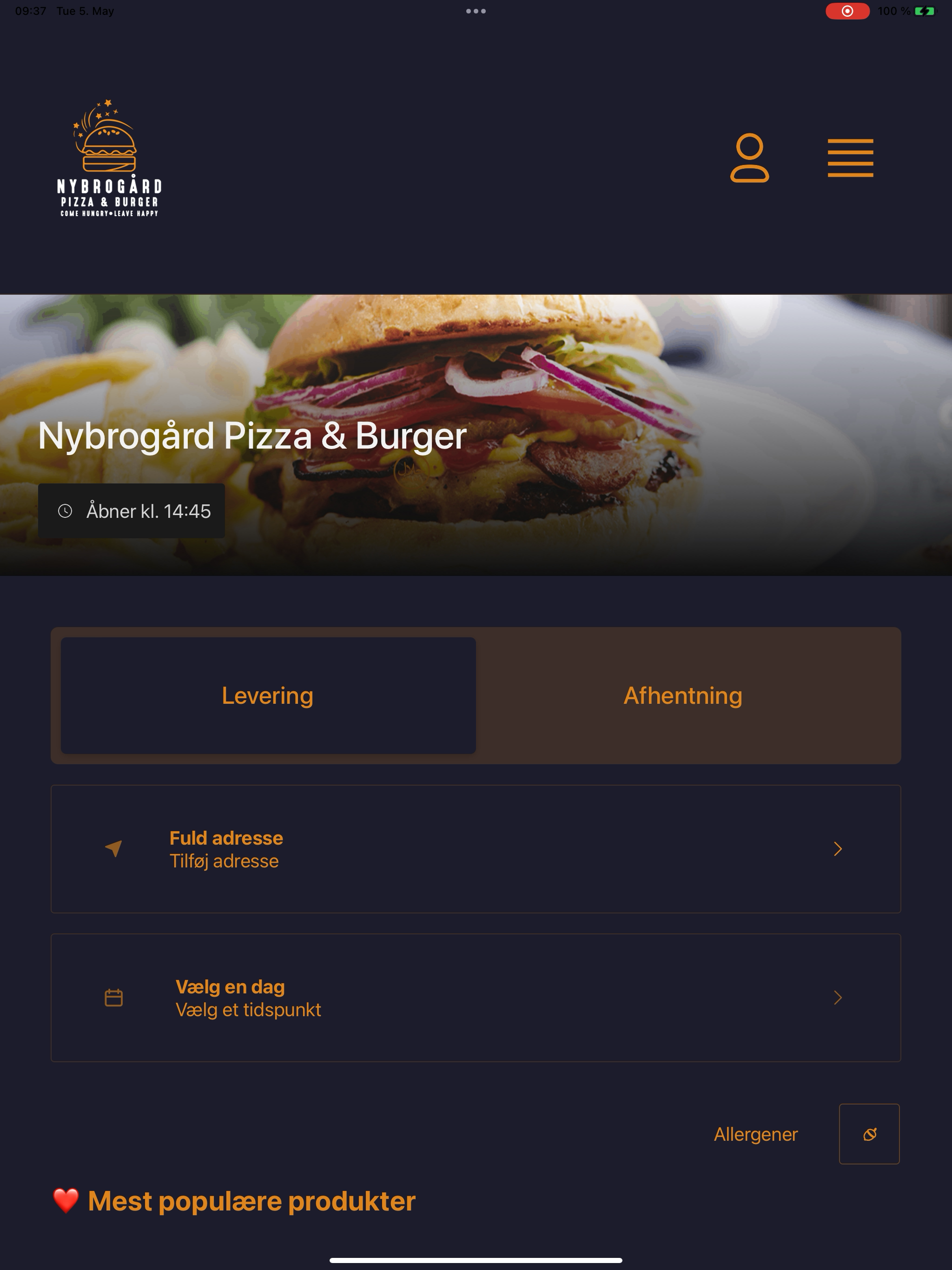 Nybrogård Pizza & Burger