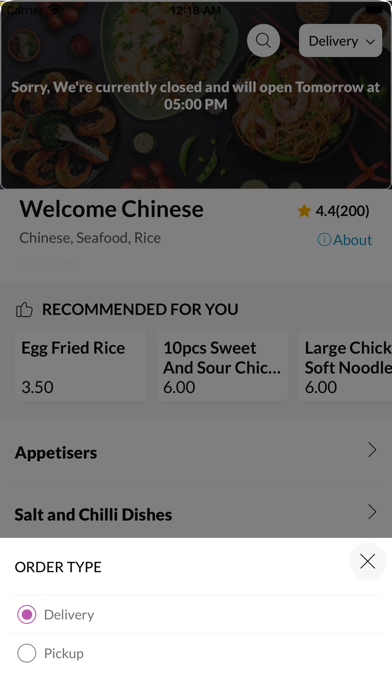 Yummy House Chinese Takeaway Screenshot
