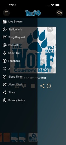 96.1 & 102.1 The Wolf screenshot