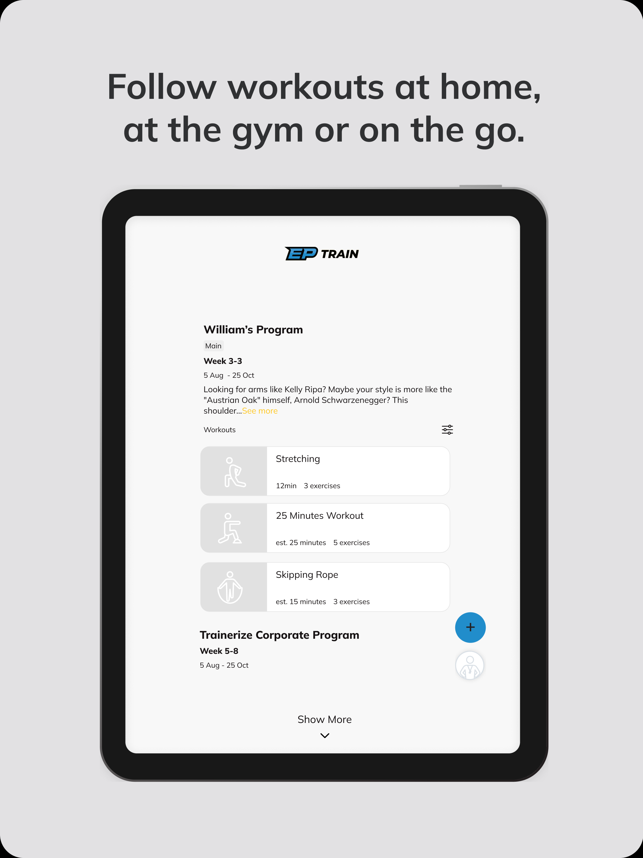 EP Fitness Train