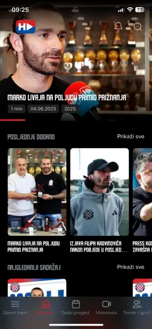 Hajduk Digital TV screenshot 1